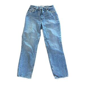 Abercrombie & Fitch 90s Straight Ultra High Rise Curve Love Jeans Womens 28 Ligh